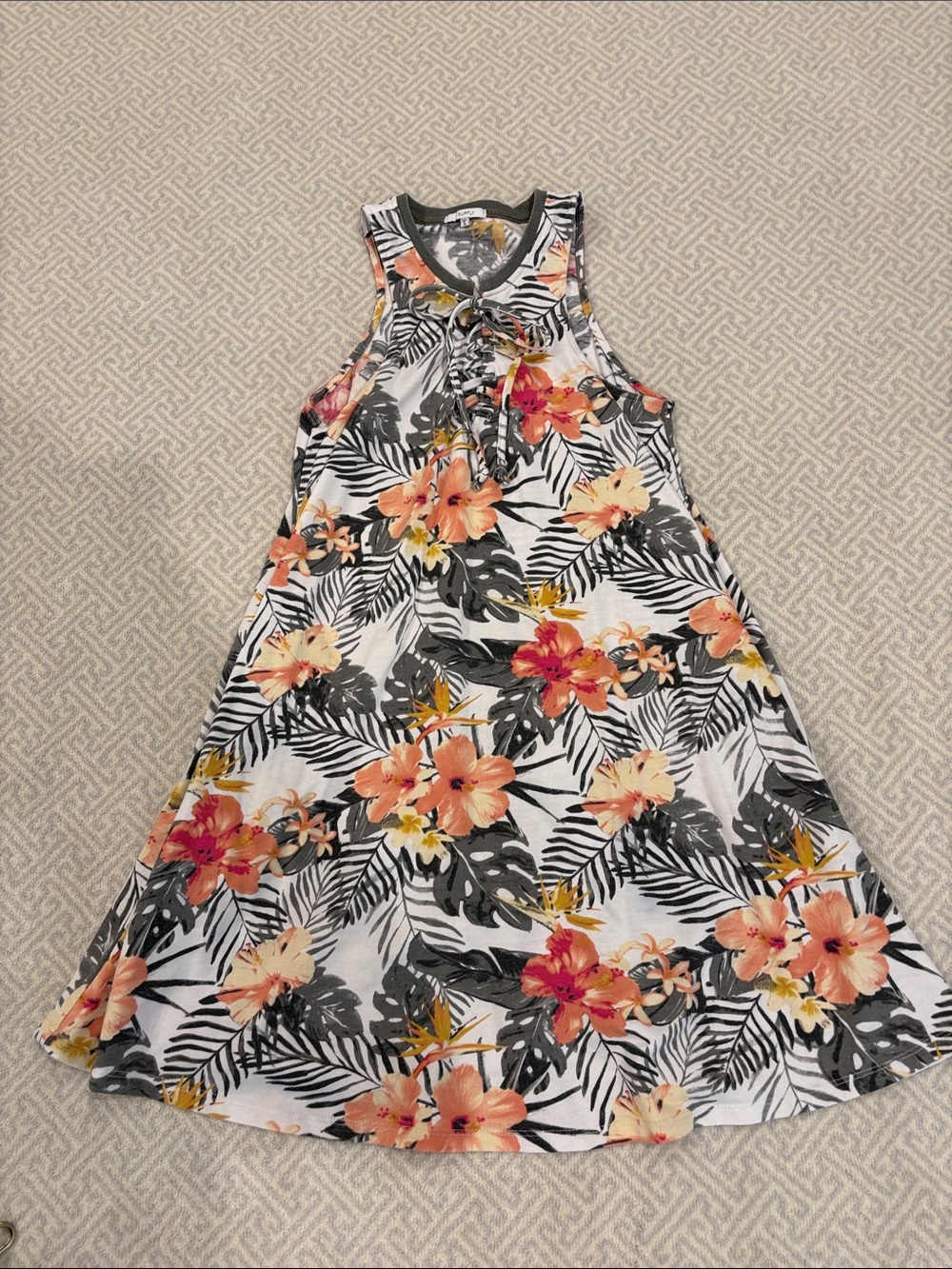 Hawaii Floral Dress - Multicolor